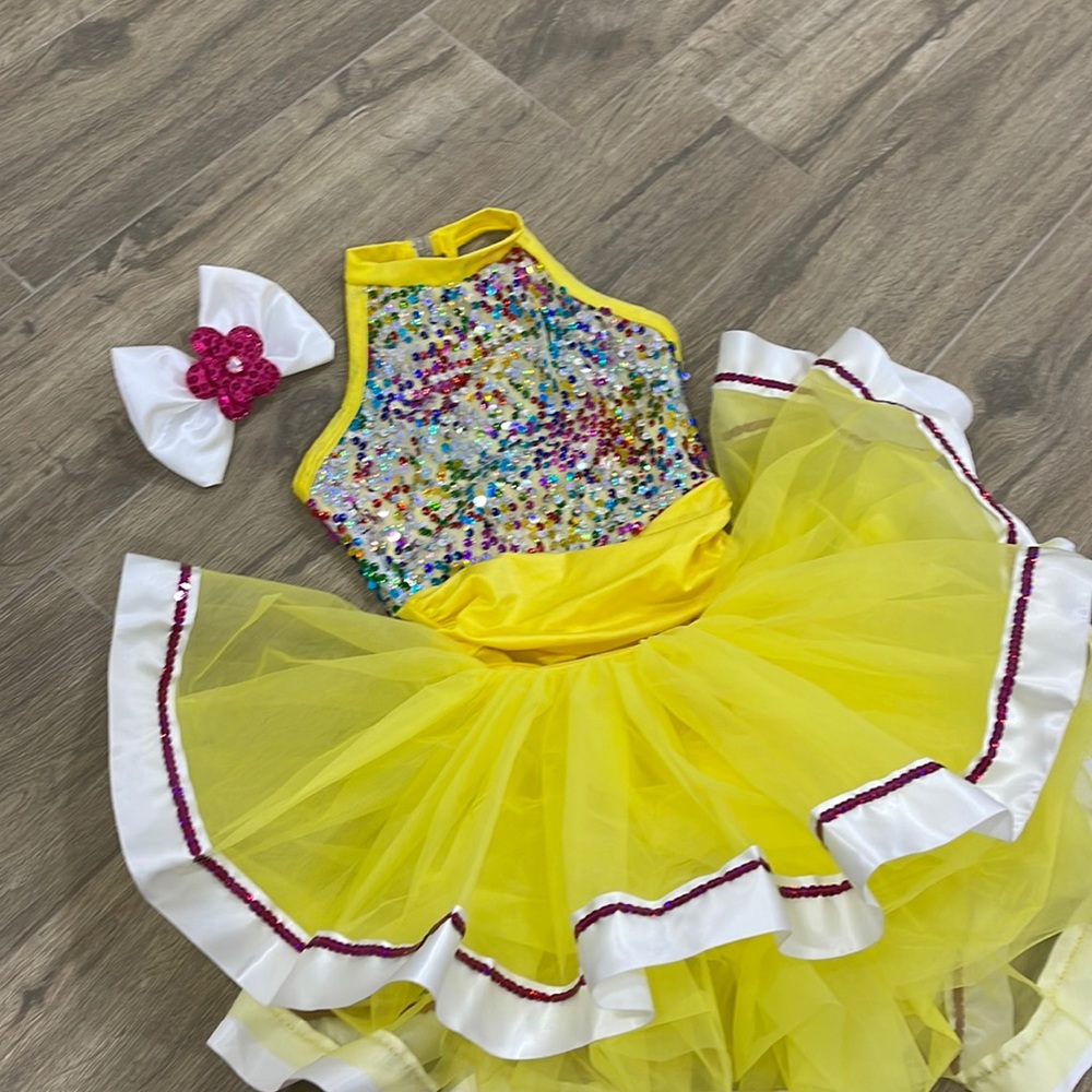 Weissman showtime yellow ballerina